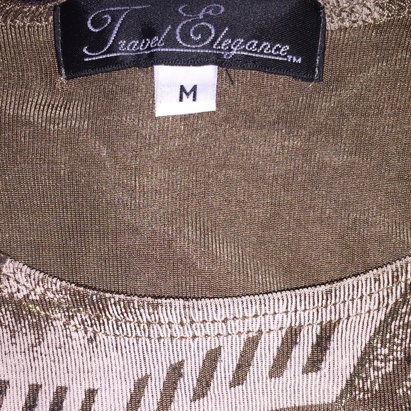 TRAVEL ELEGANCE!!!! Beautiful Long Sleeve Top - Picture 5 of 5